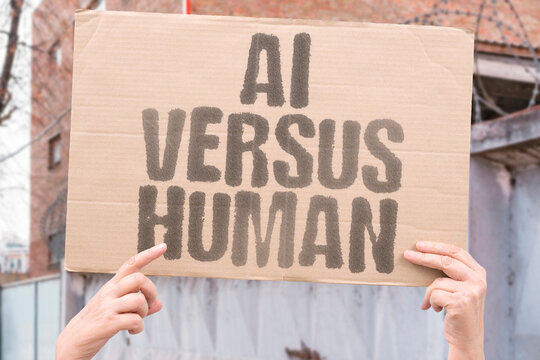 "AI Versus Human" Comparisons examine capabilities between automated and manual workers. AI. VERSUS. HUMAN. COMPARISON. CAPABILITY.