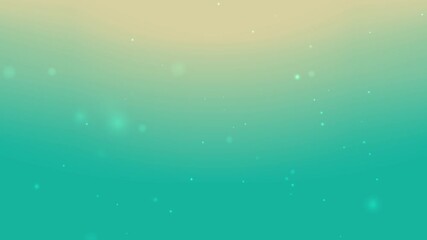 Aqua and gold soft horizon gradient with floating sparkle particles and glowing orbs ideal for celebration graphics elegant digital design and festive visuals - Powered by Adobe