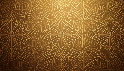 Golden Geometric Pattern | Abstract Gold Texture Background