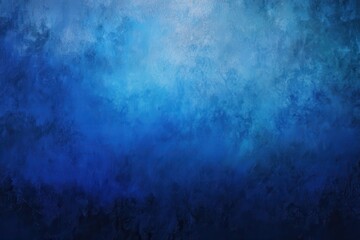 Fototapeta premium Serene blue abstract background with smooth gradient, deep ocean-like tones merging into lighter shades, offering a calming atmosphere perfect for wellness and mindfulness visuals