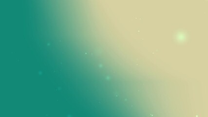 Soft teal and gold gradient background with floating glowing particles offering a peaceful airy mood Ideal for celebration graphics luxury themes invitations branding and elegant design projects