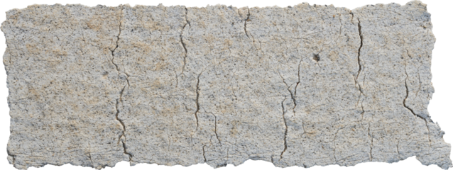 isolated cracked road paint