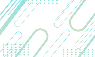 Creative banner background, colorful, gradation green and blue ,wave, Memphis abstract,