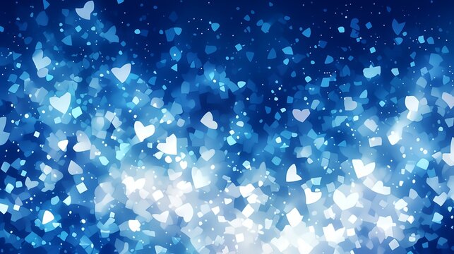 Spring Sakura Watercolor Background, Pastel Blue with Pink Cherry Blossoms in Anime-Style Flat Illustration, Top Space for Text, Perfect for Web Banner and Social Media Cover.