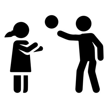 Children playing catch