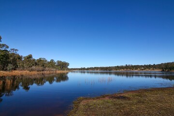 Great scenery at Storm King Dam in Stanthorpe, Queensland, Australia.