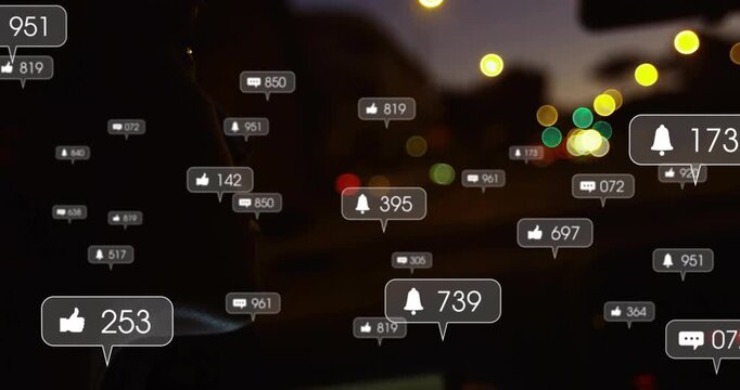 Single bell bubble starting surge, driver viewing dash while alerts multiplying, showing overload