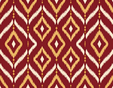 Vibrant Geometric Diamond Pattern Design