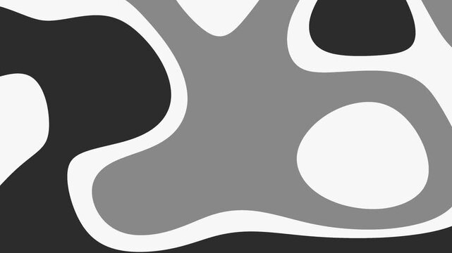 Abstract grayscale organic shapes pattern suitable for backgrounds, posters, packaging, textile design, and digital art projects. Ideal for modern, minimalistic designs.