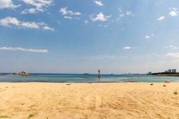 navigation beacon in the middle of the sea