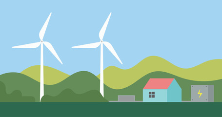 Design environment wind mill energy unique