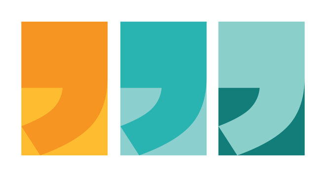 Design template comma unique abstract