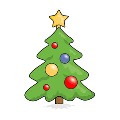 Cartoon Christmas Tree