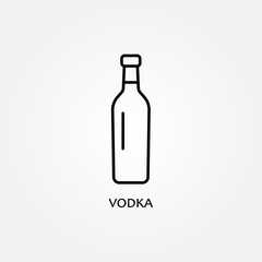 vodka icon symbol illustration vector eps10 logo template design pattern seamless bright minimal design flat design realistic style simple design modern design