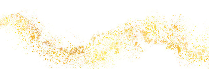 お正月背景風金箔、ブラシストロークの豪華横長背景