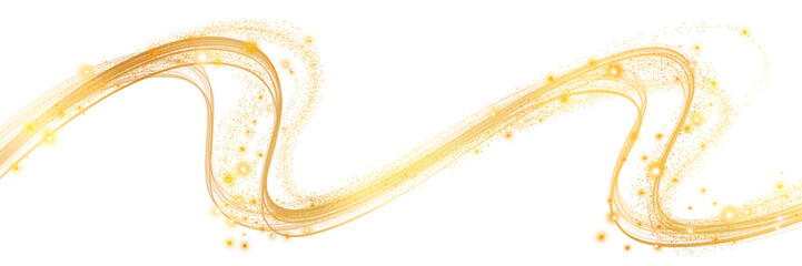金色キラキラブラシストロークが輝く華やかな光景 の透過背景