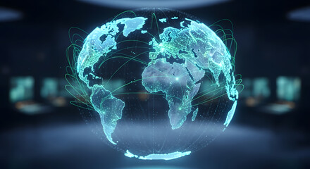 Obraz premium Picture of Computer information technology, chart, graph, innovation, research, software, working, analysis, cyberspace, Artificial intelligence