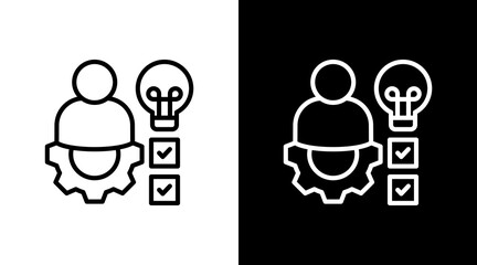 Competency With Icon Set Design