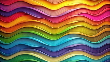Colorful Wavy Abstract Background with Flowing Patterns and Textures