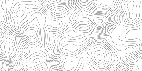 Abstract Topographic background. Geographic line map. Wavy pattern design. Paper texture imitation of a geographical map shades. Vector illustration. Topographic gradient line map. Abstract circle li  © Manjur
