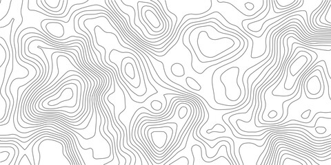 Abstract Topographic background. Geographic line map. Wavy pattern design. Paper texture imitation of a geographical map shades. Vector illustration.	