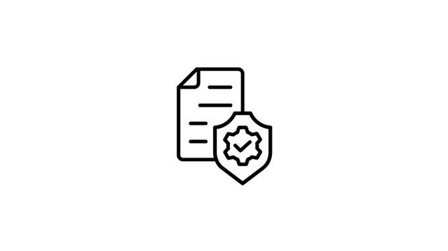 Security Policy - Animated Icon