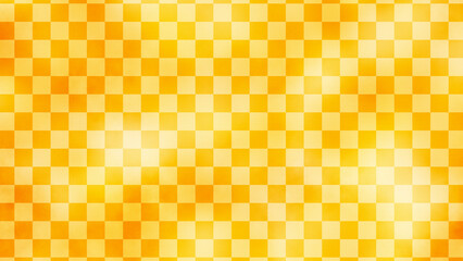 Elegant Gold Square Checkered Pattern Wallpaper with Reflective Light