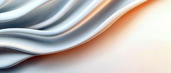 Abstract image of flowing, silky fabric with soft, warm lighting.