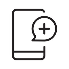 Interactive Add Message icon collection featuring clear communication and messaging symbols for apps, websites, and digital platforms