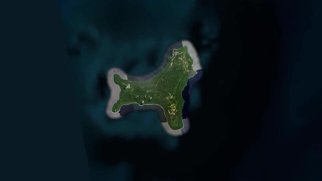 Christmas Island map animation