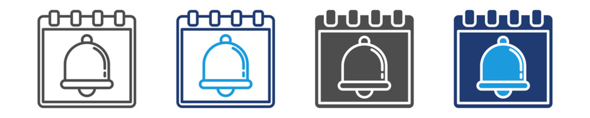 reminder icon set multiple style