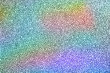 Abstract holographic rainbow foil iridescent glitter sparkle texture background
