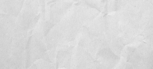 Abstract white crumpled and creased recycle paper texture background