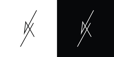Sophisticated and unique AX logo design