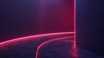 minimal type with neon line accents, symbol of digital detox