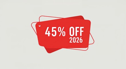 Deals of the Year: A striking graphic announces a significant discount, grabbing attention with bold colors and concise messaging, designed to ignite a sense of value.