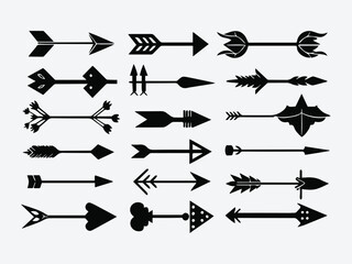 Simple Clean Arrow Icons Collection