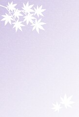 喪中はがき〈モミジ〉　C-3