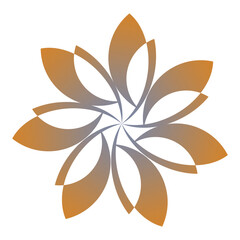 Elegant Floral Abstract Symbol for Branding