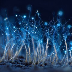 The fungus spreads through the hair follicles and appears as long, soft micro filaments.