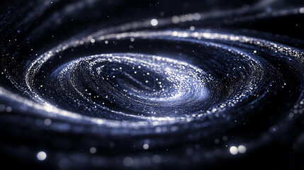 4K abstract dark background with glowing particles and lighting effects, enhanced with grain, conveying a futuristic cyber concept, digital energy, and high-tech visual atmosphere