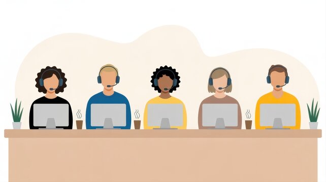 Customer Service Excellence: A unified team, dedicated to assisting customers with genuine care, stands at the forefront of superior customer care