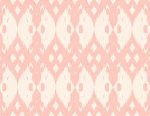 Pastel Ikat Geometric Textile Pattern