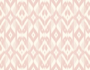 Calm Geometric Ikat Pattern in Pastels