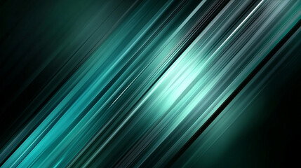 Abstract background with diagonal green and teal gradient waves accented by light lines on a dark backdrop, conveying modernity, movement, and dynamic energy in a sleek and futuristic design