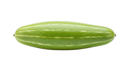 Fresh green pointed gourd, also known as parwal, a healthy and nutritious vegetable, isolated on transparent background