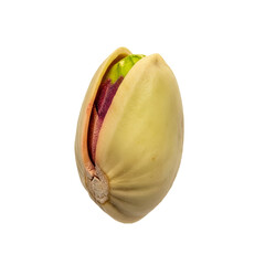 Roasted Pistachio Nut PNG Isolated on White Background Realistic Cracked Salted Pistachio Shell Clipart Healthy Snack Food Photography Graphic Design Element