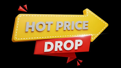 Hot price drop advertisement