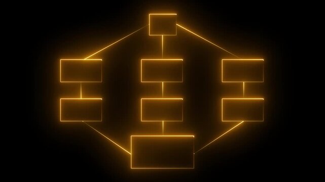 Workflow automation and business process mapping idea on the transparent background. process planning. Representing workflow automated.