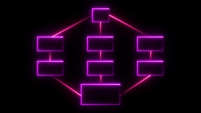 Workflow automation and business process mapping idea on the transparent background. process planning. Representing workflow automated.